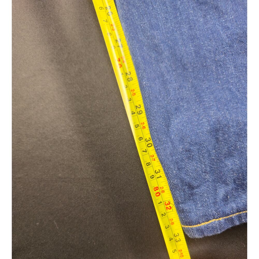 Vintage Hash Jeans Dark Wash Flare Leg Denim Star Pocket High Rise Trousers 27 - Picture 14 of 16